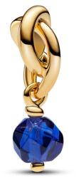 Pandora ékszer Sötétkék örökkévalóság kör függő shine charm 763462C09
