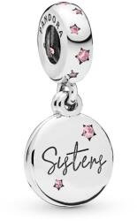 Pandora ékszer Örökké nővérek függő ezüst charm 798012FPC