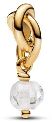 Pandora ékszer Áttetsző örökkévalóság kör függő shine charm 763462C04