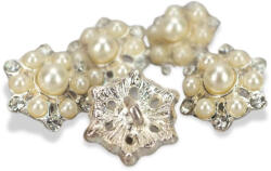  Strasszos gomb 5db/csomag - papelito - 949 Ft