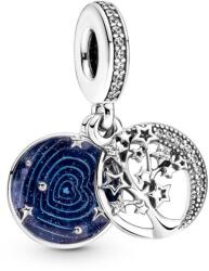 Pandora ékszer Fa és galaxis függő ezüst charm 799645C01