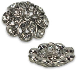  Strasszos gomb 21mm - papelito