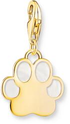 Thomas Sabo Aranyozott ezüst tappancs charm tűzzománccal