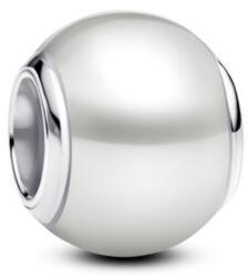 Pandora ékszer Fehér gömb ezüst charm 793781C01