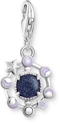 Thomas Sabo Ezüst holdfázis charm lila tűzzománccal