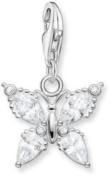 Thomas Sabo Cirkónia pillangó ezüst charm