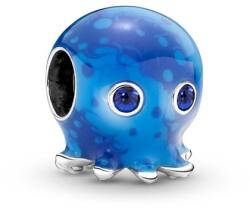 Pandora ékszer Kék octopus tűzzománc ezüst charm 793463C01