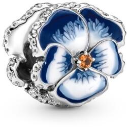 Pandora ékszer Kék árvácska ezüst charm 790777C02