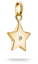 Thomas Sabo Csillag cirkóniával aranyozott ezüst connect charm