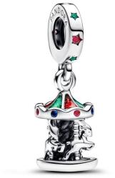 Pandora ékszer Karácsonyi körhinta függő ezüst charm 793586C01