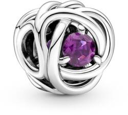 Pandora ékszer Lila örökkévalóság körök ezüst charm 790065C02
