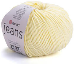 YARNART Jeans fonal 67 - Krém sárga