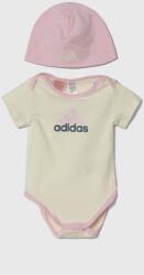 adidas csecsemő sapka és body - bézs 80