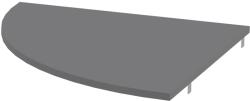 Mobikon Etajera DTD grafit Rioma 80x2, 2x80 cm (0000281235) Raft