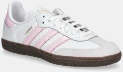 adidas Originals gyerek bőr sportcipő SAMBA OG - fehér 28 - answear - 22 990 Ft