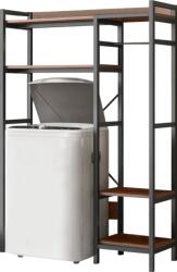Mobikon Raft deasupra masinii de spalat, stejar negru Delsin 100x34x171 (0000397761) Raft