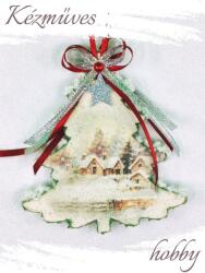 kezmuves-hobby. hu Dekor karácsonyfa 4 - Karácsonyfadísz