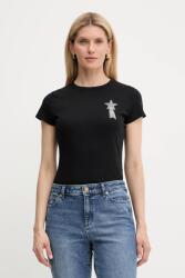 BOSS Orange pamut póló - fekete XS - answear - 17 790 Ft