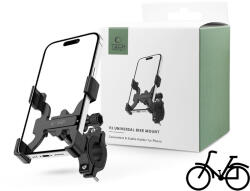 Tech-Protect V3 fém telefontartó kerékpárra/motorkerékpárra - fekete - bluedigital