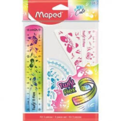 Maped : Mini Cute Twist n Flex vonalzókészlet, törhetetlen (IMA981828) (IMA981828)