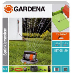 GARDENA Süllyesztett négyszögesőztető klt OS 140 (92084-822107)
