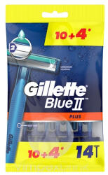 Gillette BlueII Plus Eldobható férfi borotva 10+4db - vegyesbolt