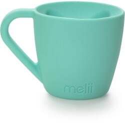 Melii Silicone Bear Mug ceasca Blue 200 ml Set pentru masa bebelusi