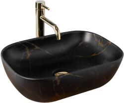 Rea Belinda 46,5x33,5 cm matt black marble (REA-U8908)