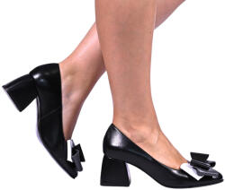 Galarieli Pantofi dama office eleganti din piele naturala Aine B1 Negru, marimea 37