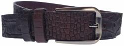 CK LEATHER Curea barbati, casual, eleganta, din piele naturala, Maro - CK37MCR - ciucaleti