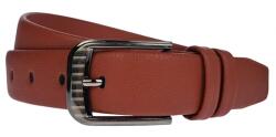 NANO BELTS Curea barbati, casual, latime 3.7cm, Maro, piele eco - CK138M