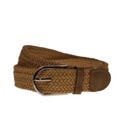 NANO BELTS Curea barbati elastica, casual, latime 3.5 cm, maro - NB039 - ciucaleti