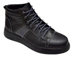 Ciucaleti LUX Bascheti Sport din piele naturala (imblaniti) DANY, Negru GKR19N, marimea 42