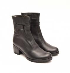 Ciucaleti Ghete dama casual negre din piele naturala box GD204N, marimea 37