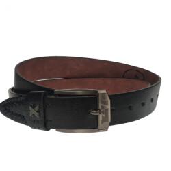 CK LEATHER Curea barbati, casual-eleganta, din piele ecologica, latime 3.5 cm, negru - CK142N