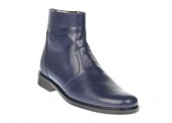 CIUCALETI Oferta marimea 39, 40 - Ghete barbati office, elegante din piele naturala, cu fermoar, Bleumarin - LGB99BLM, marimea 40