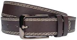 NANO BELTS Curea barbati, casual, latime 3.7cm, MARO, piele eco - CK133M
