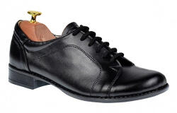 CIUCALETI Pantofi dama negri casual din piele naturala Model Bob - P53NBOX, marimea 37
