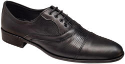 Ciucaleti Pantofi barbati eleganti din piele naturala - Model Negru Matritat 18N, marimea 41