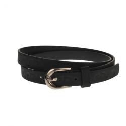 CK LEATHER Curea dama, casual-eleganta, din piele ecologica, latime 1.8 cm, negru - CKD032