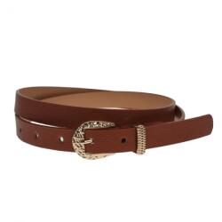CK LEATHER Curea dama, casual-eleganta, din piele ecologica, latime 1.8 cm, maro - CKD024