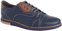 Ciucaleti LUX Pantofi barbati, casual din piele naturala, Bleumarin, GKR67BL, marimea 37