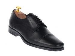 NIC-MAR Pantofi barbati eleganti din piele naturala, Negru NIC02NVFS, marimea 41