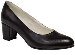 Ciucaleti LUX Pantofi dama din piele naturala cu toc de 5cm, Negru NAA32N5, marimea 36