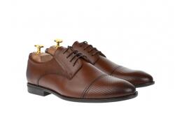Ciucaleti Pantofi barbati eleganti din piele naturala maro - SIR073M, marimea 41