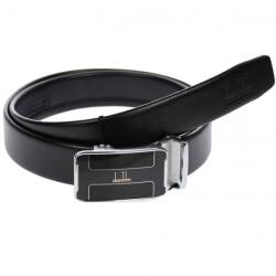 Lucianis Style Curea din piele pentru barbati, catarama metalica fara ac, latime 3.5 cm, lungime reglabila, negru - LS222NSBR - ciucaleti