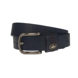 CK LEATHER Curea barbati, casual-eleganta, din piele ecologica, latime 3.5 cm, bleumarin - CK187BLM