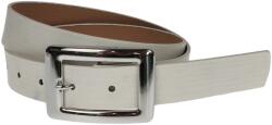 Ciucaleti Curea dama, casual-eleganta, din piele ecologica, latime 2.5 cm, alb - CRD027A