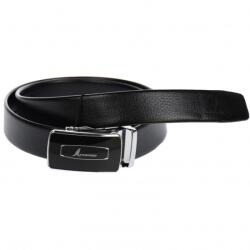Lucianis Style Curea din piele pentru barbati, catarama metalica fara ac, latime 3.5 cm, lungime reglabila, negru - LS208NSBR - ciucaleti
