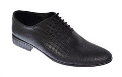Ciucaleti LUX Pantofi barbati eleganti din piele naturala matritata cu siret STD120TXN, marimea 38